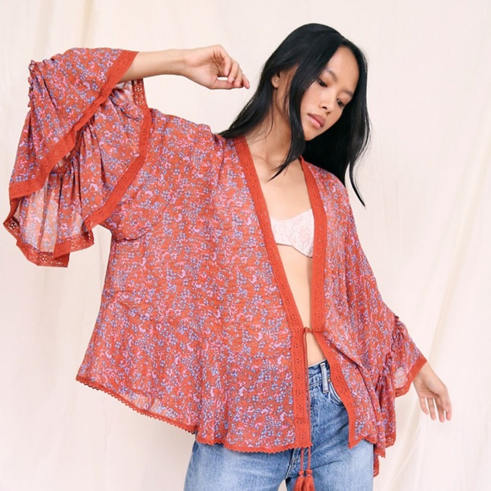 NWT Free People Lola Kimono